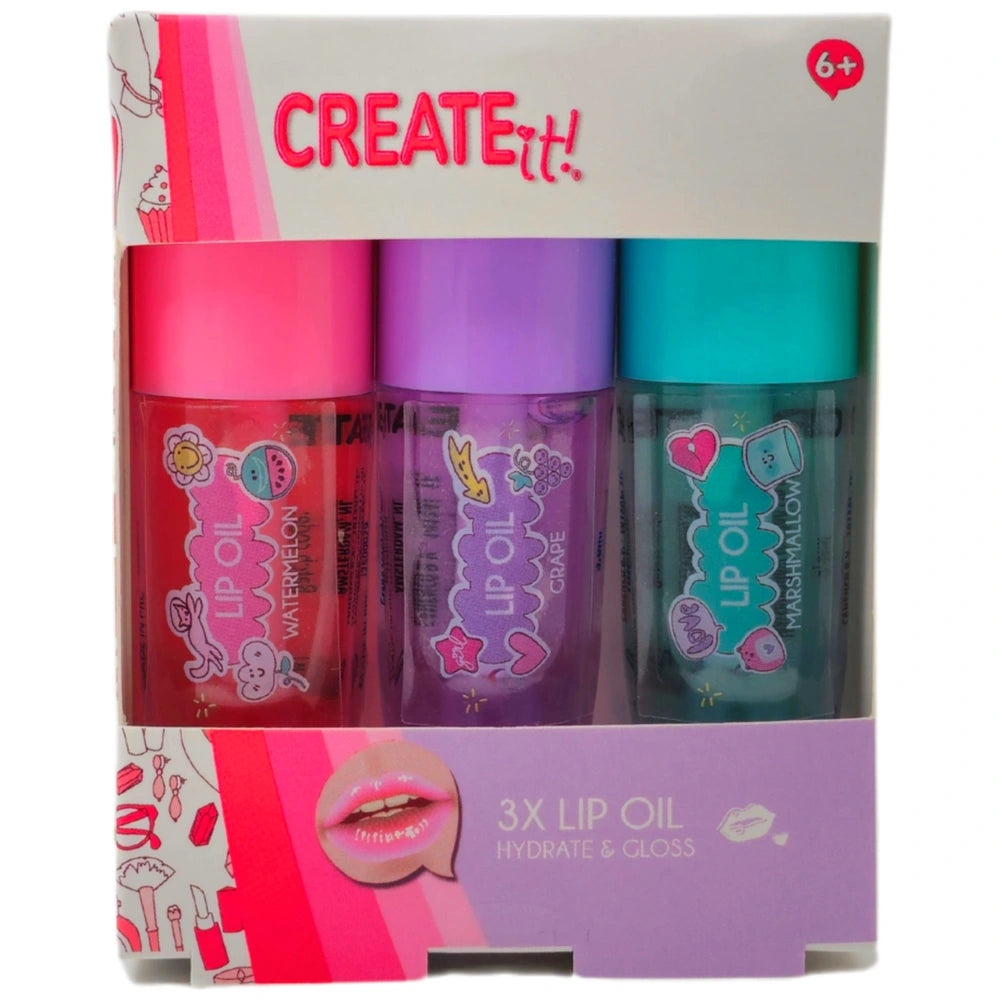 Create It! Lip Oil 3 Pack
