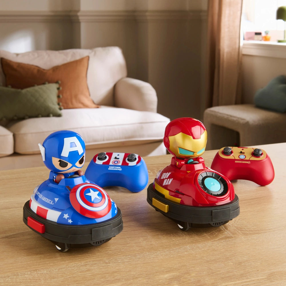 Marvel Avengers Remote Control Bumper Cars Captain America Vs Iron Man