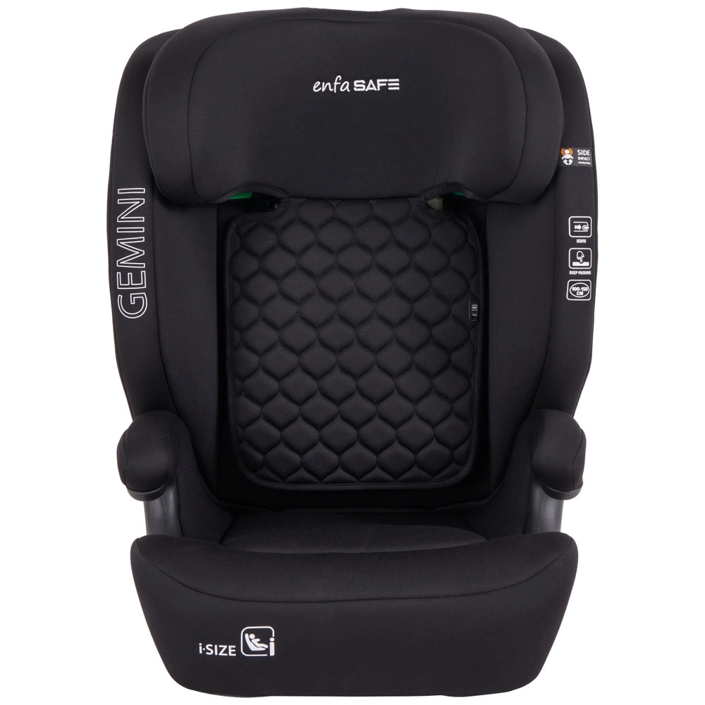 Enfasafe Gemini I-Size Isofix R129 High-Back Booster Seat Black