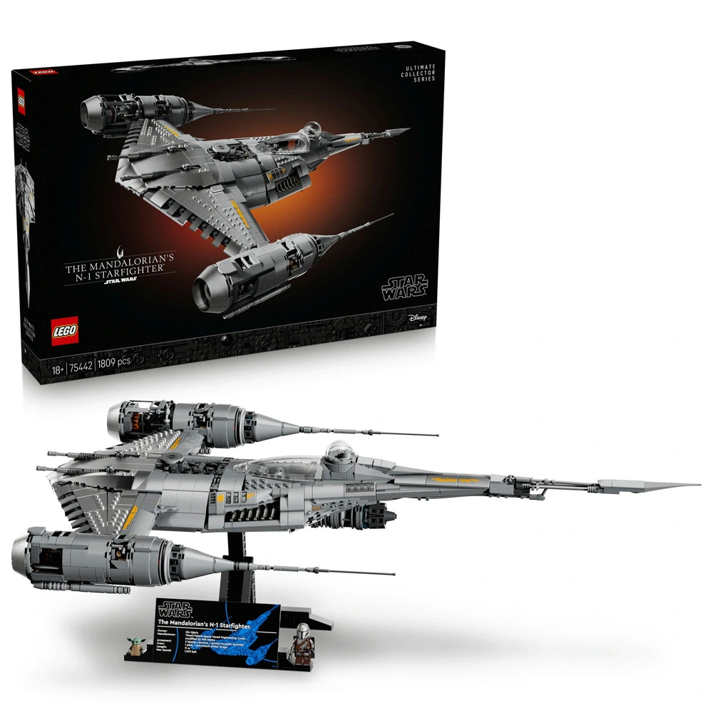 Lego Star Wars 75442 The Mandalorian's N-1 Starfighter Set For Adults