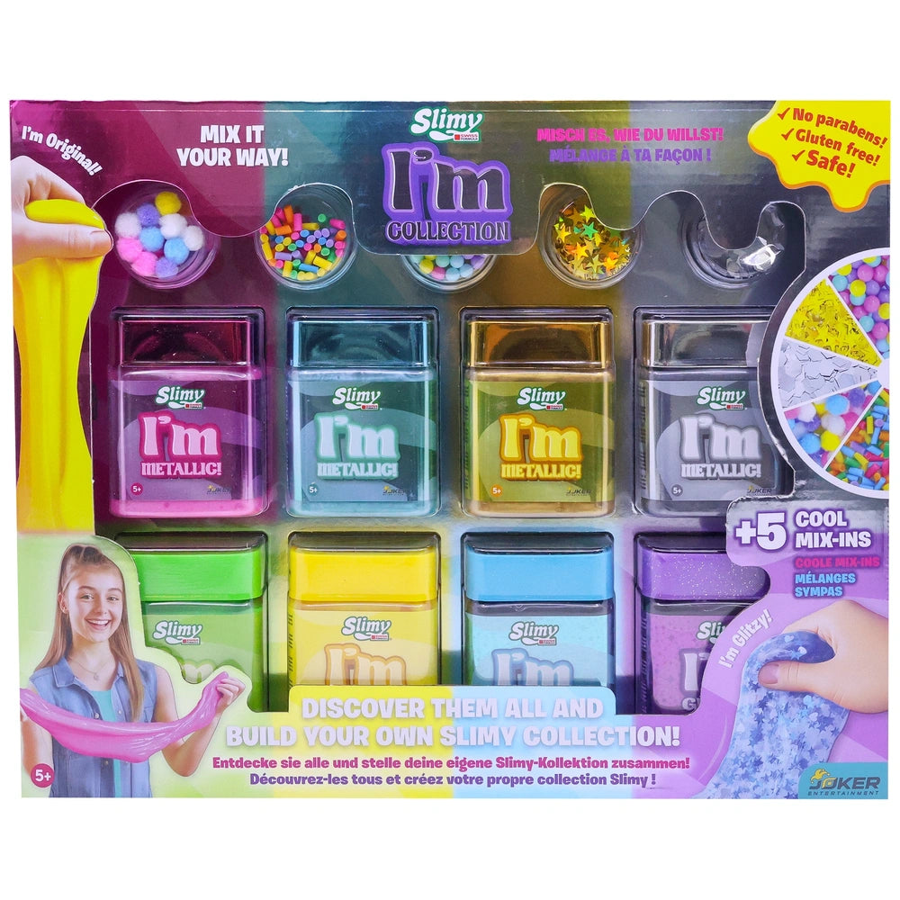 Slimy Collection 8 Pack Metallic Slime