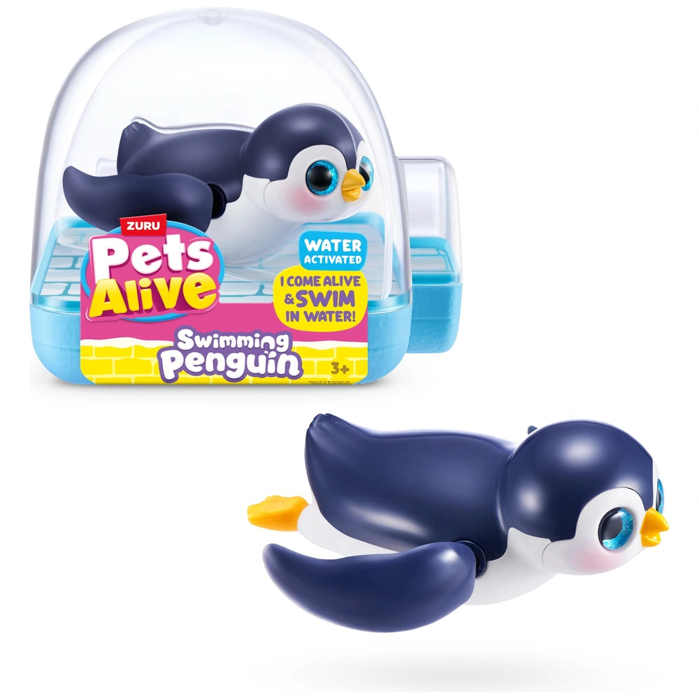 Pets Alive By Zuru Interactive Swimming Penguin Assortment