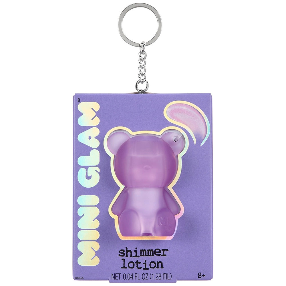 Mini Glam Teddy Bear Shimmer Lotion Keyring Assortment