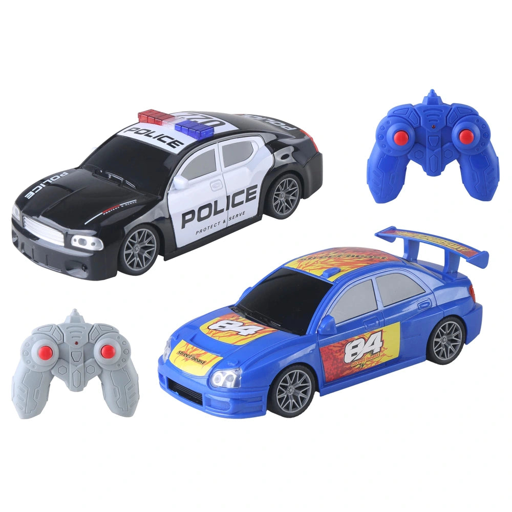1:20 Pursuit Overdrive Remote Control Cars 2 Pack