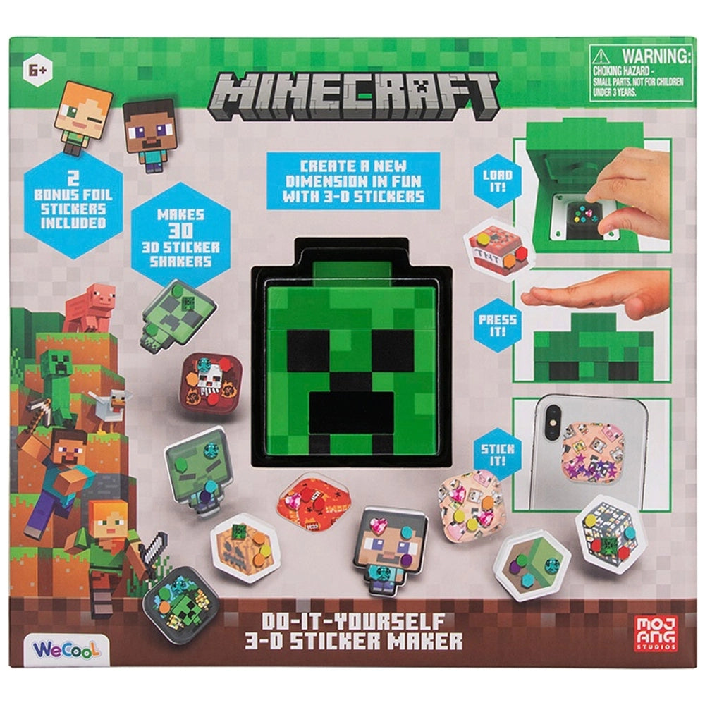 Minecraft Do-It-Yourself 3D Sticker Maker Set