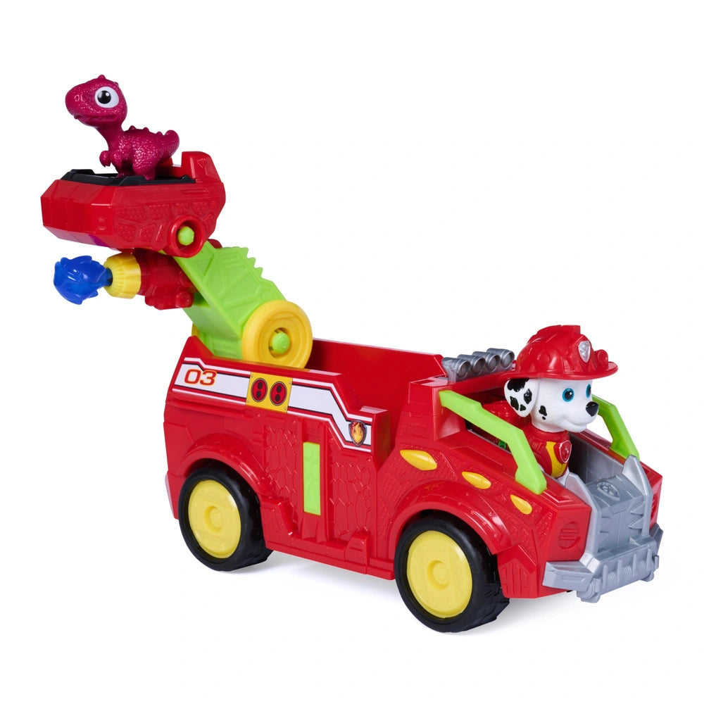 Paw Patrol: The Dino Movie Vehicle Marshall Dino Rescue Fire Truck