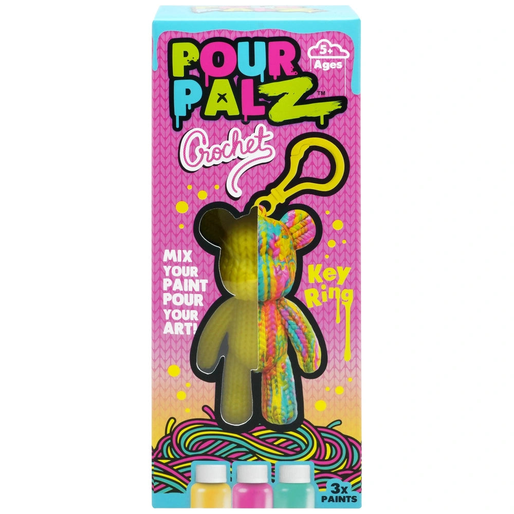 Pour Palz Mini Paint Crochet Bear