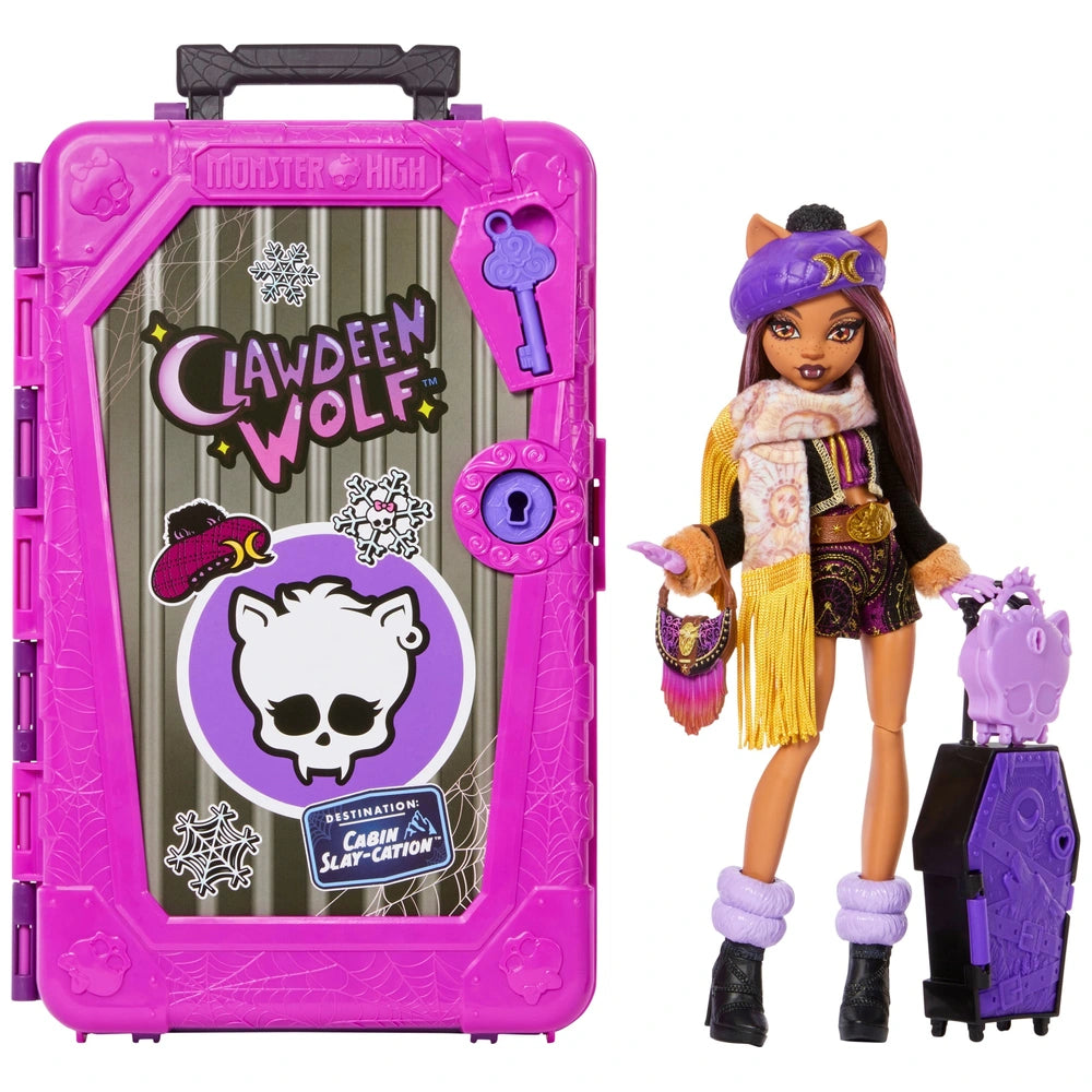 Monster High Skulltimate Secrets: Destination Cabin Slay-Cation Clawdeen Wolf Doll