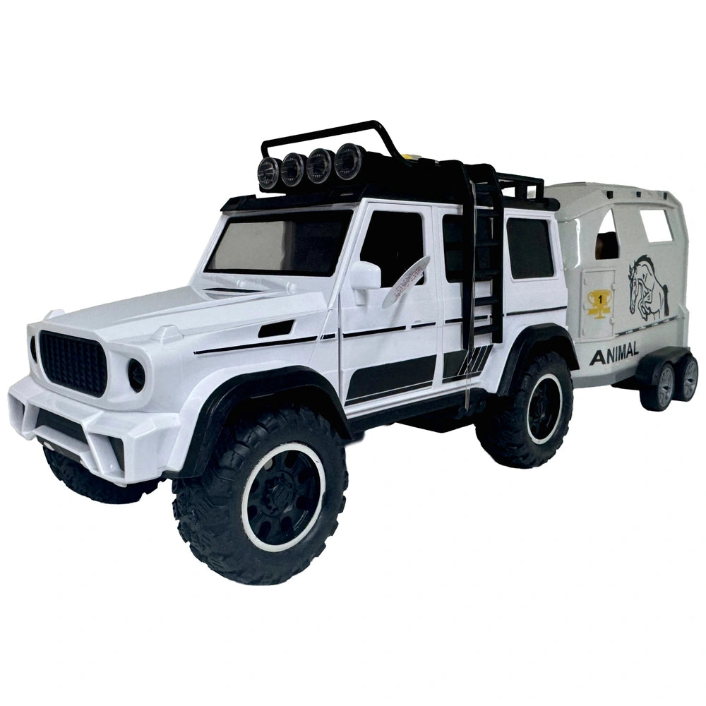 Jeep And Horse Box Playset