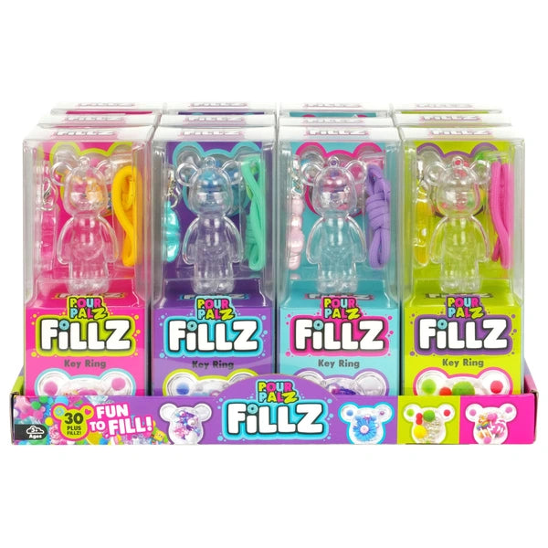 Pour Palz Fillz Mini Bear Keyrings