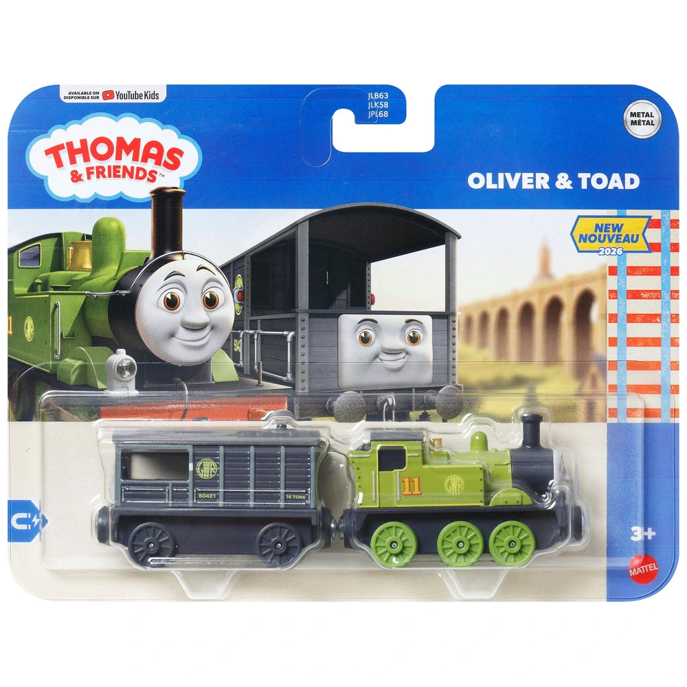 Thomas & Friends Push Along Diecast Train Oliver & Toad