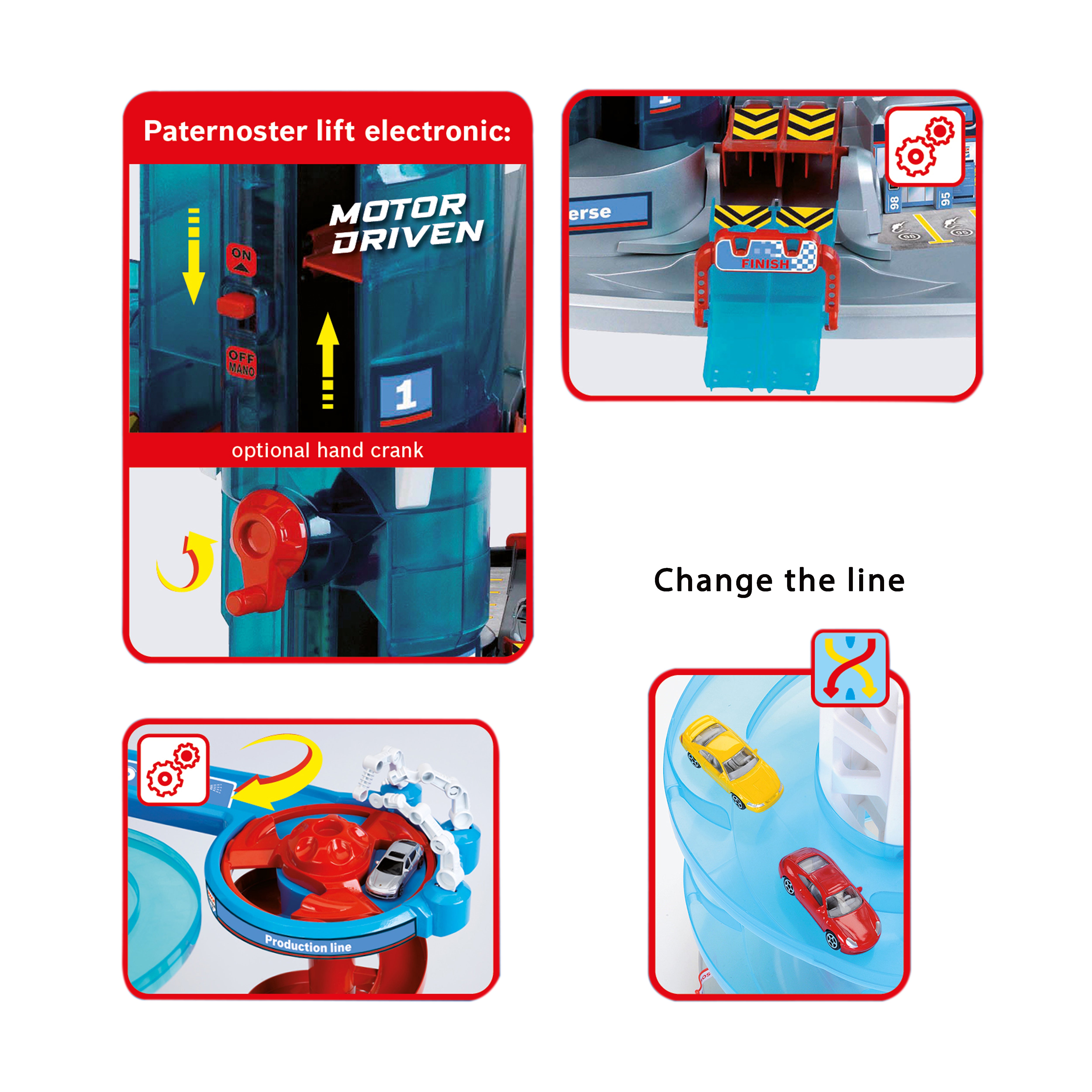 Bosch Car Service - Mega Universe Garage With Light & Sound
