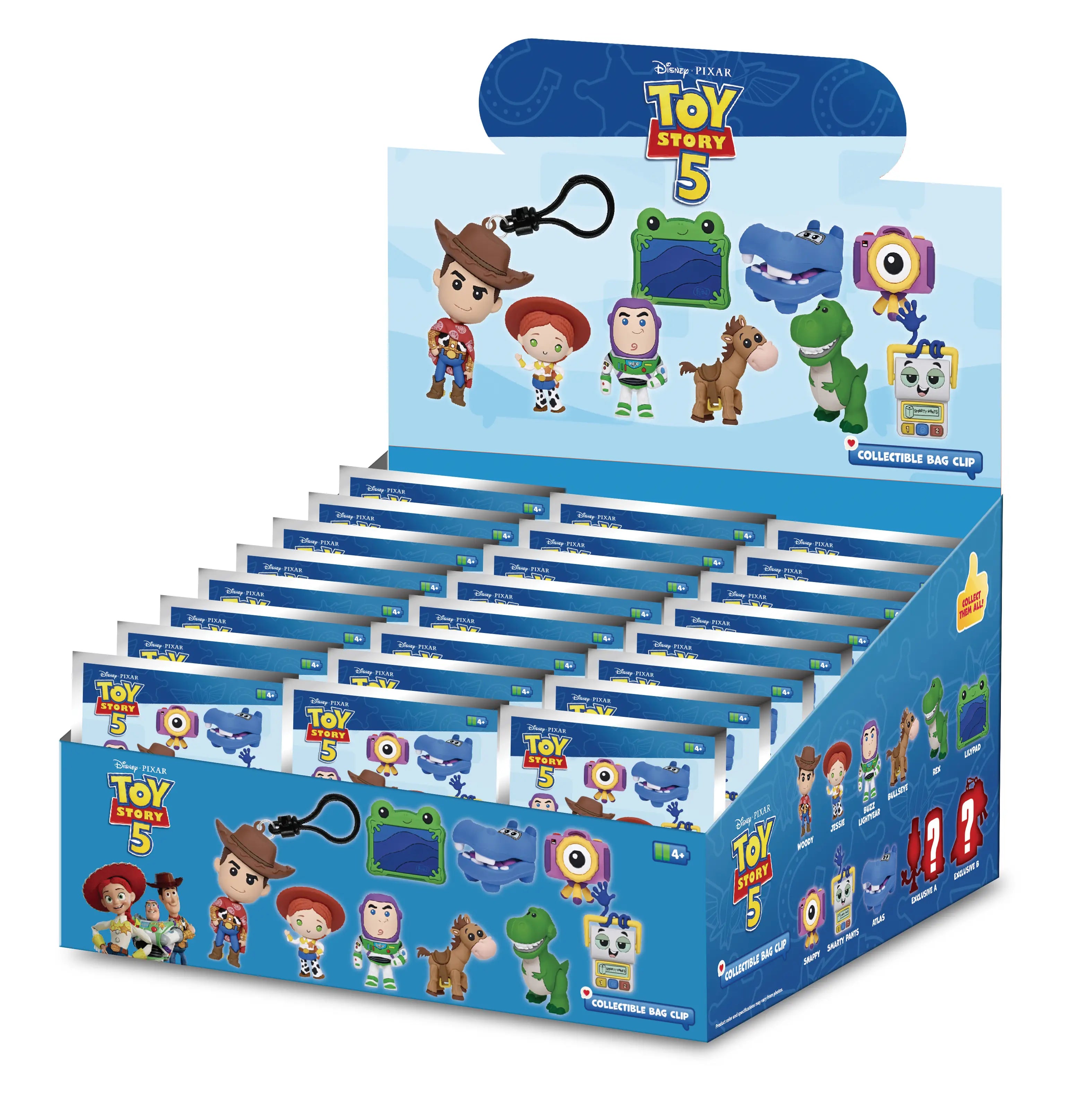 Toy Story 5 Movie Bag Clips Blind Bag Assortment