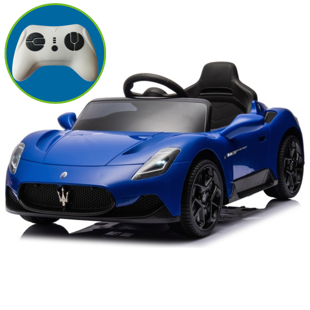 Maserati Mc20 Car 10.8V Lithium Electric Ride On With Remote Control Blue