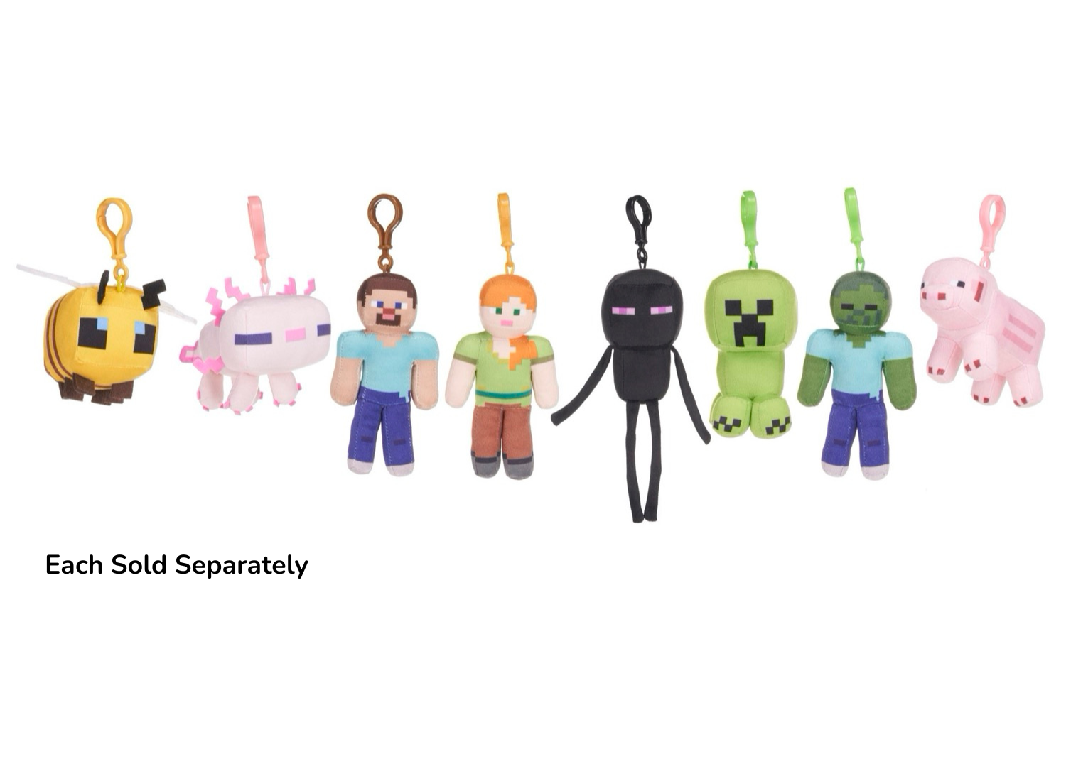 Minecraft Mini Plush Bagclip