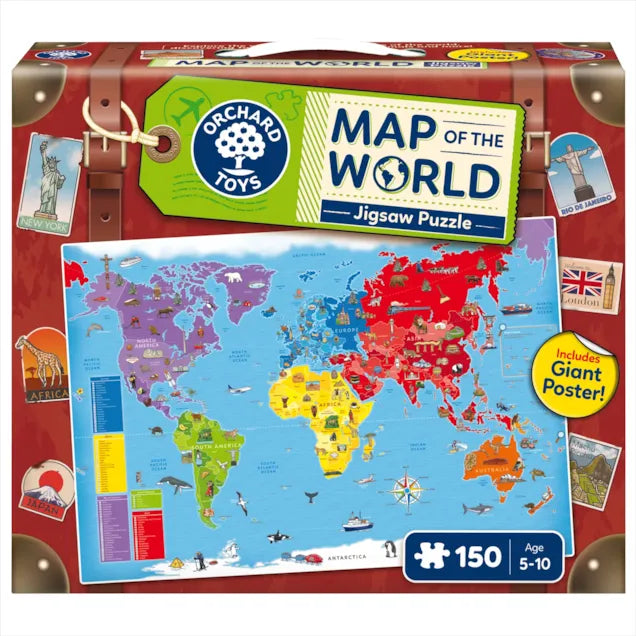 Orchard Toys World Map Giant Puzzle