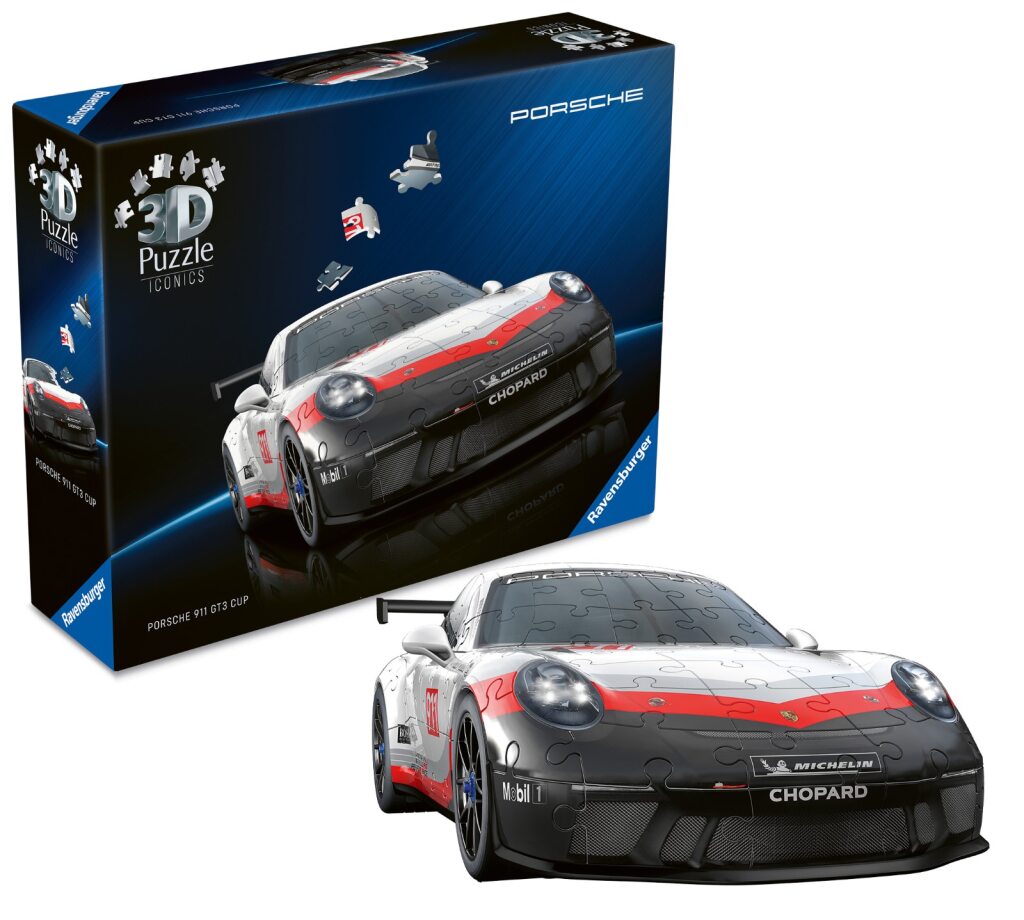 Ravensburger Porsche Gt3 Cup 3D Puzzle, 108Pc