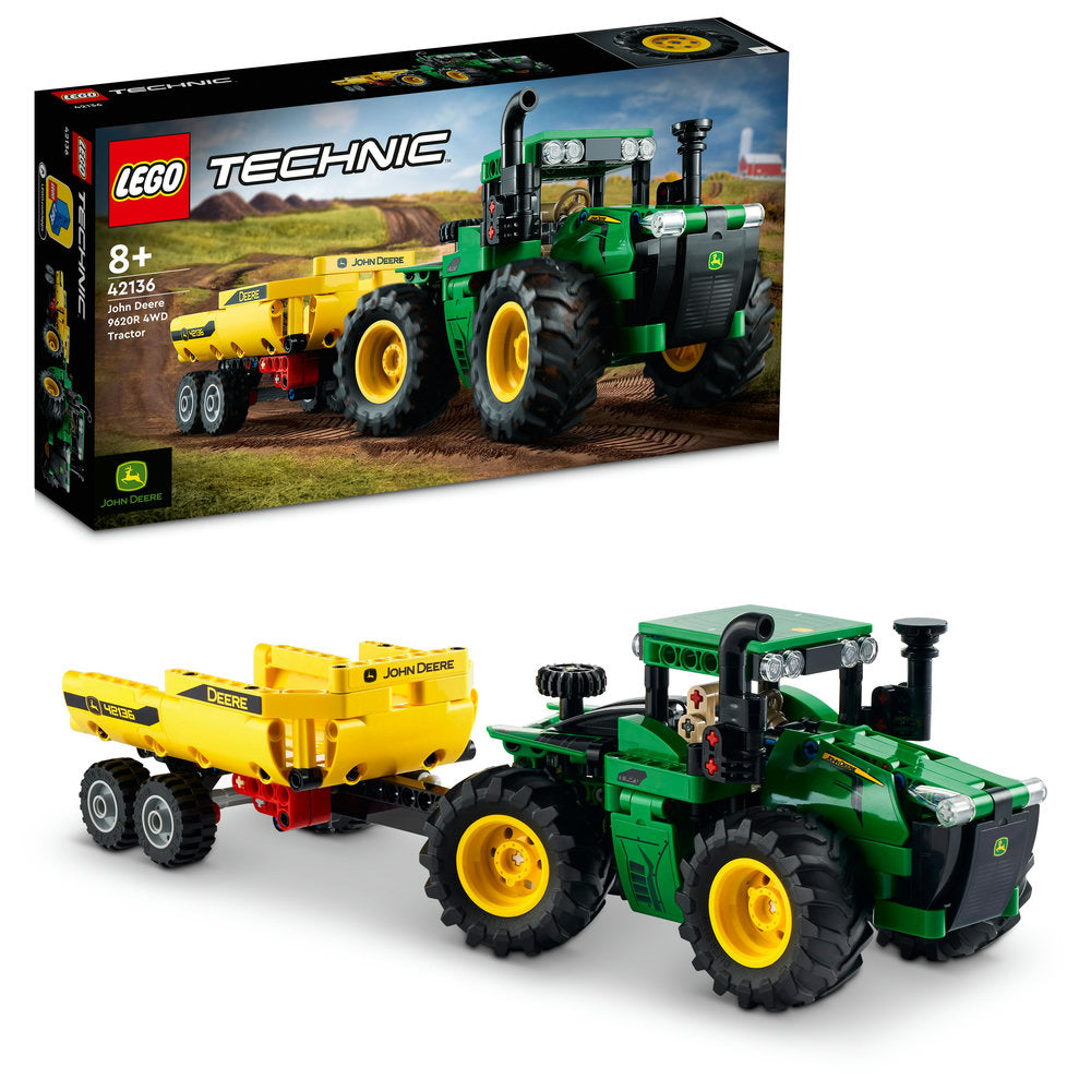 Lego® Technic John Deere 9620R 4Wd Tractor 42136 Model Building Kit (390 Pieces)