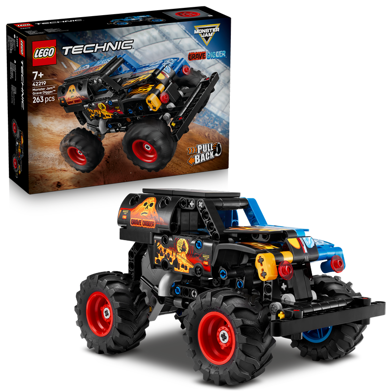 Lego® Technic Monster Jam™ Grave Digger™ Fire And Ice 42219