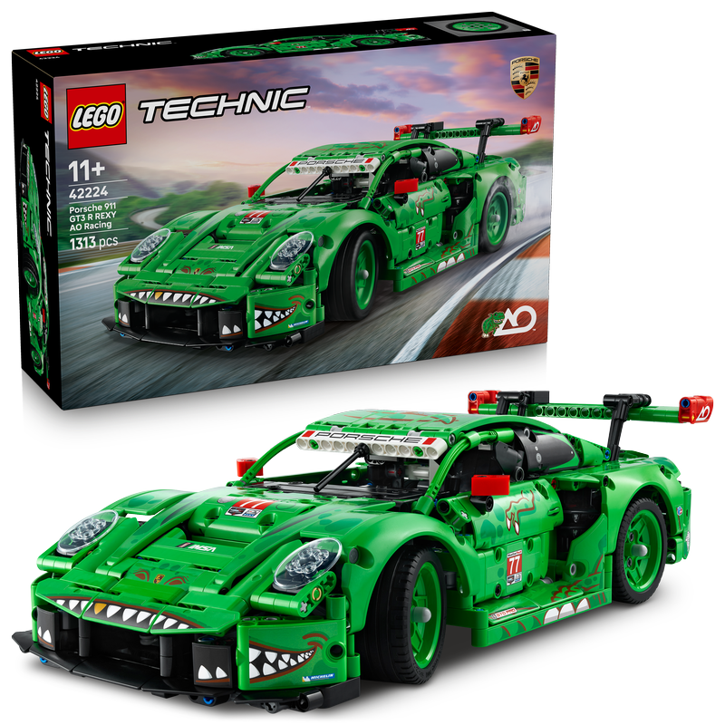 Lego® Technic Porsche 911 Gt3 R Rexy Ao Racing Car 42224