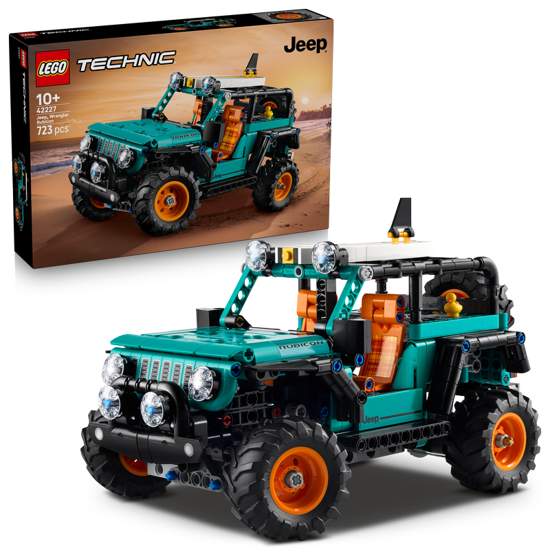 Lego Technic Jeep Wrangler Rubicon Suv Car Toy 42227