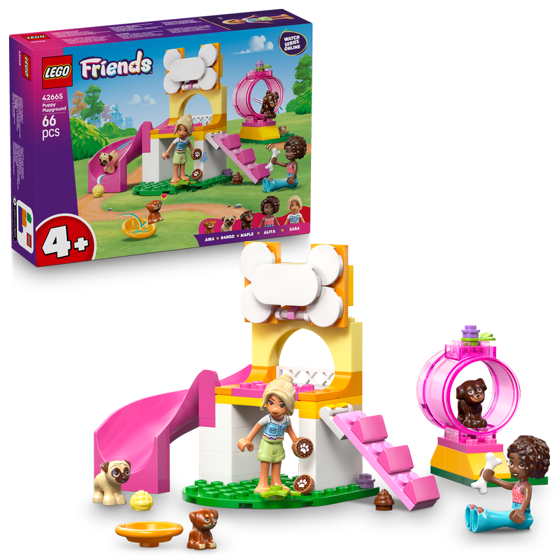 Lego® Friends Puppy Playground Building Kit, Dog Toy For Pretend Play 42665