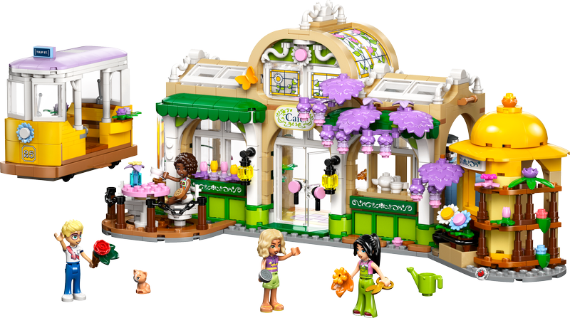 Lego® Friends Plant Café & Flower Shop Building Kit Pretend-Play Set 42671