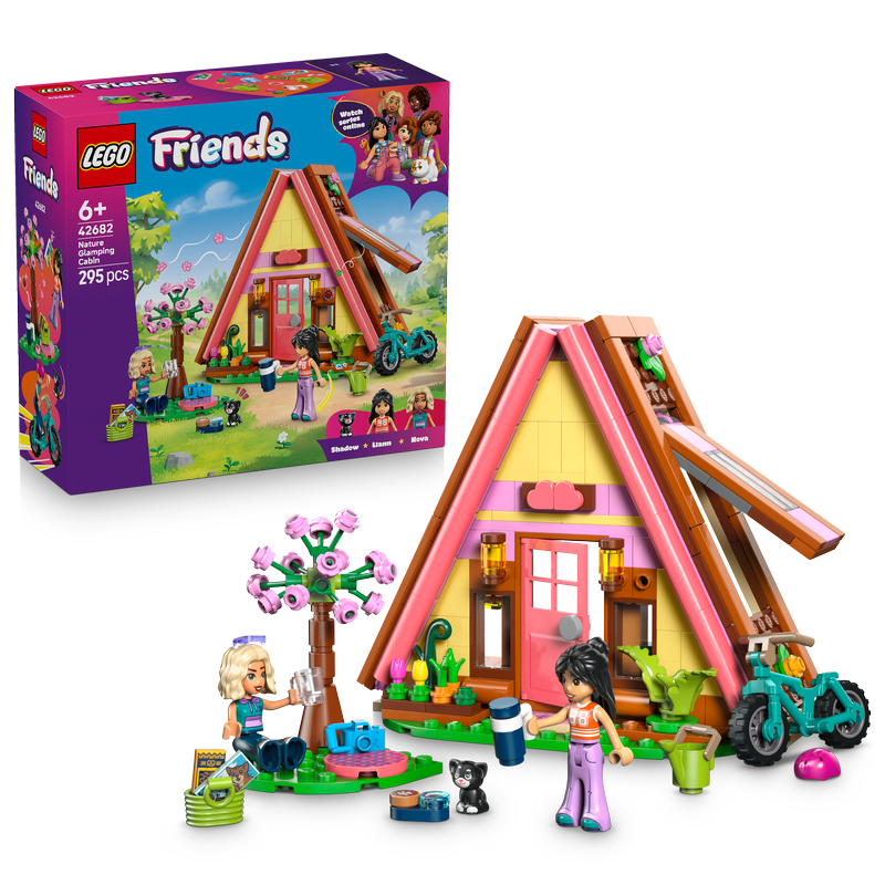 Lego Friends Nature Glamping Cabin Toy 42682