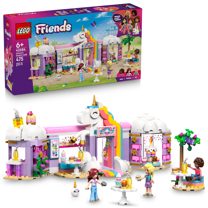 Lego® Friends Unicorn Dream Café Pretend Play Toy Set 42684