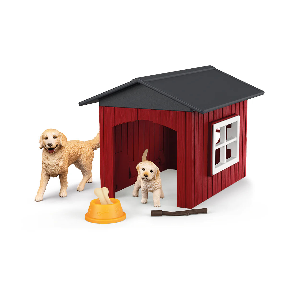 Schleich Dog Kennel With Golden Retriever
42722