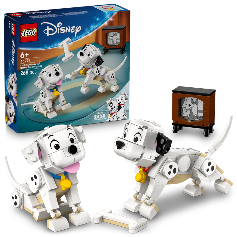 Lego® | Disney Lucky & Penny 101 Dalmatians Puppies Building Toy 43271