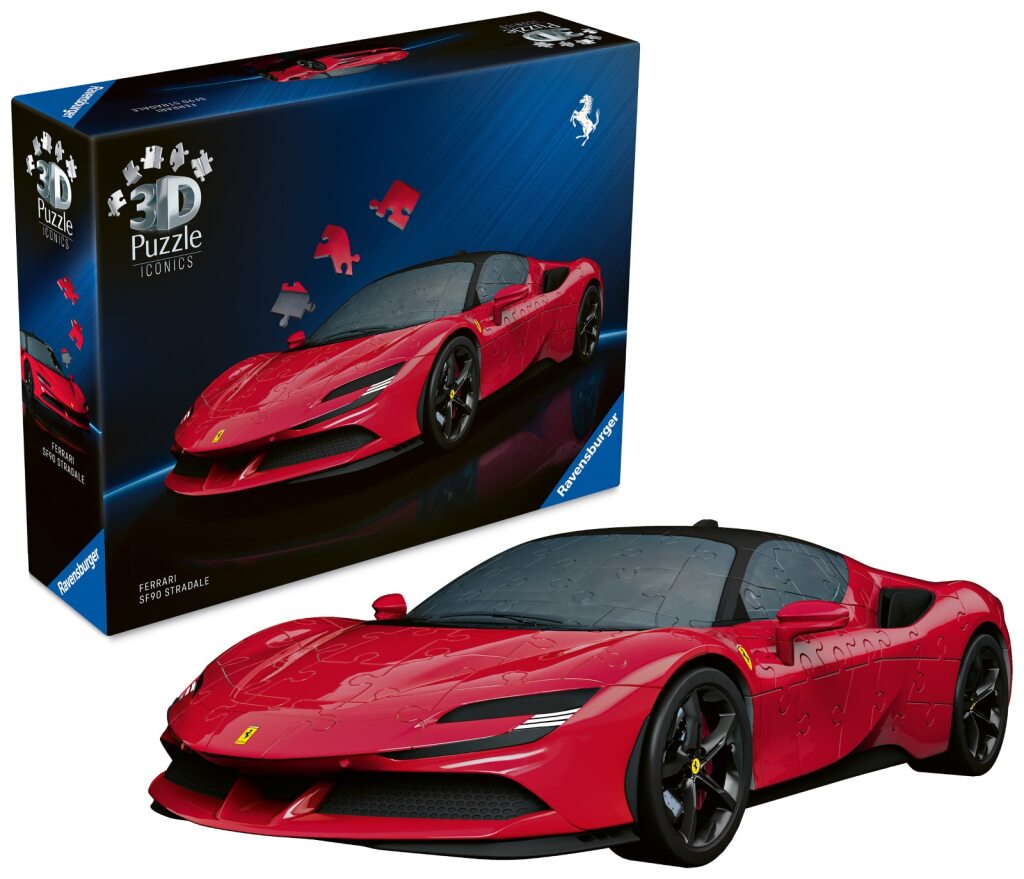 Ravensburger Iconics 3D Puzzle Ferrari Sf90 Stradale 108 Pieces