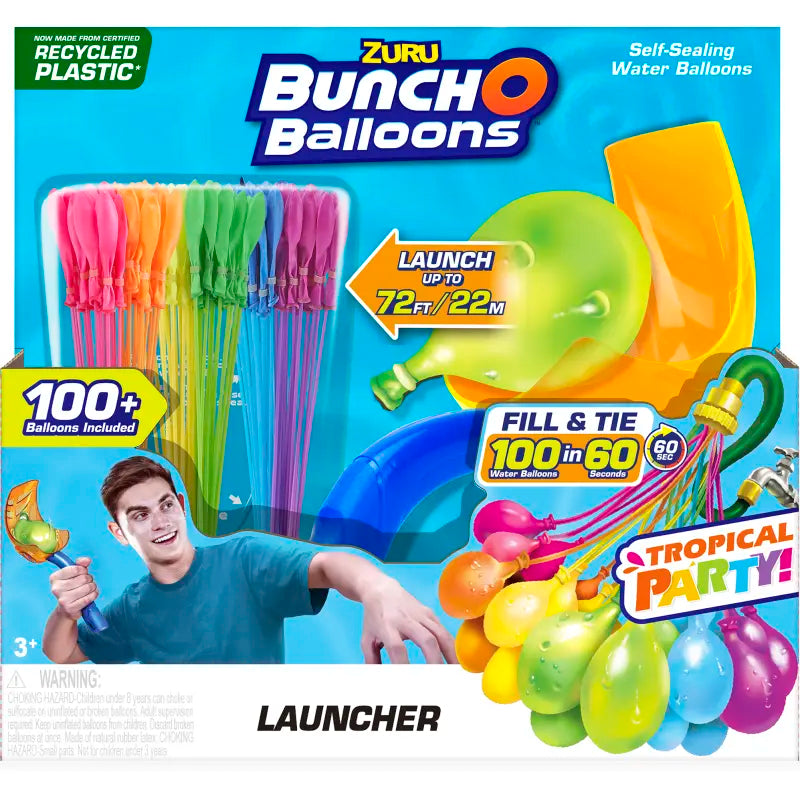 Bunch O Balloons Tropical Party Water Balloons And Launcher Set