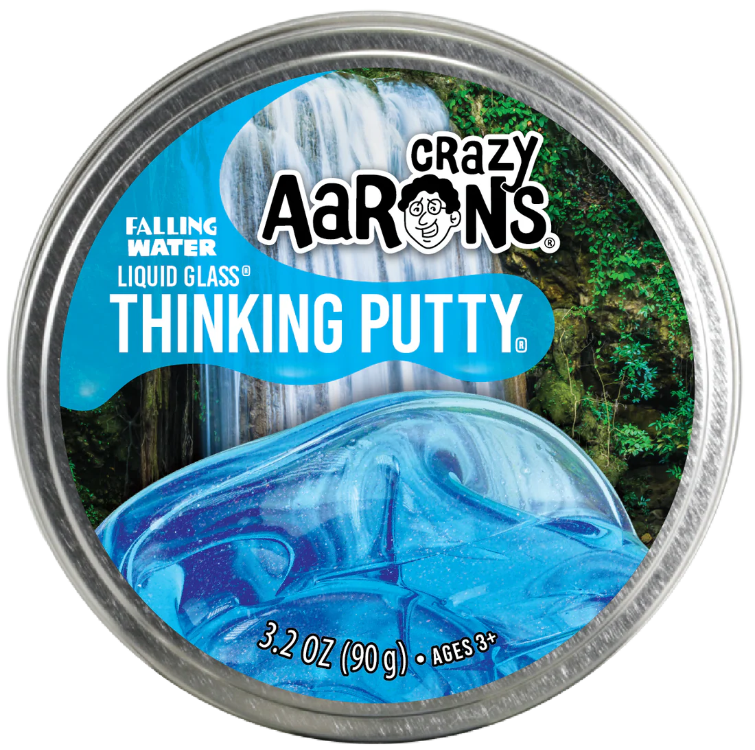 Crazy Aarons Thinking Putty Liquid Glass Falling Water