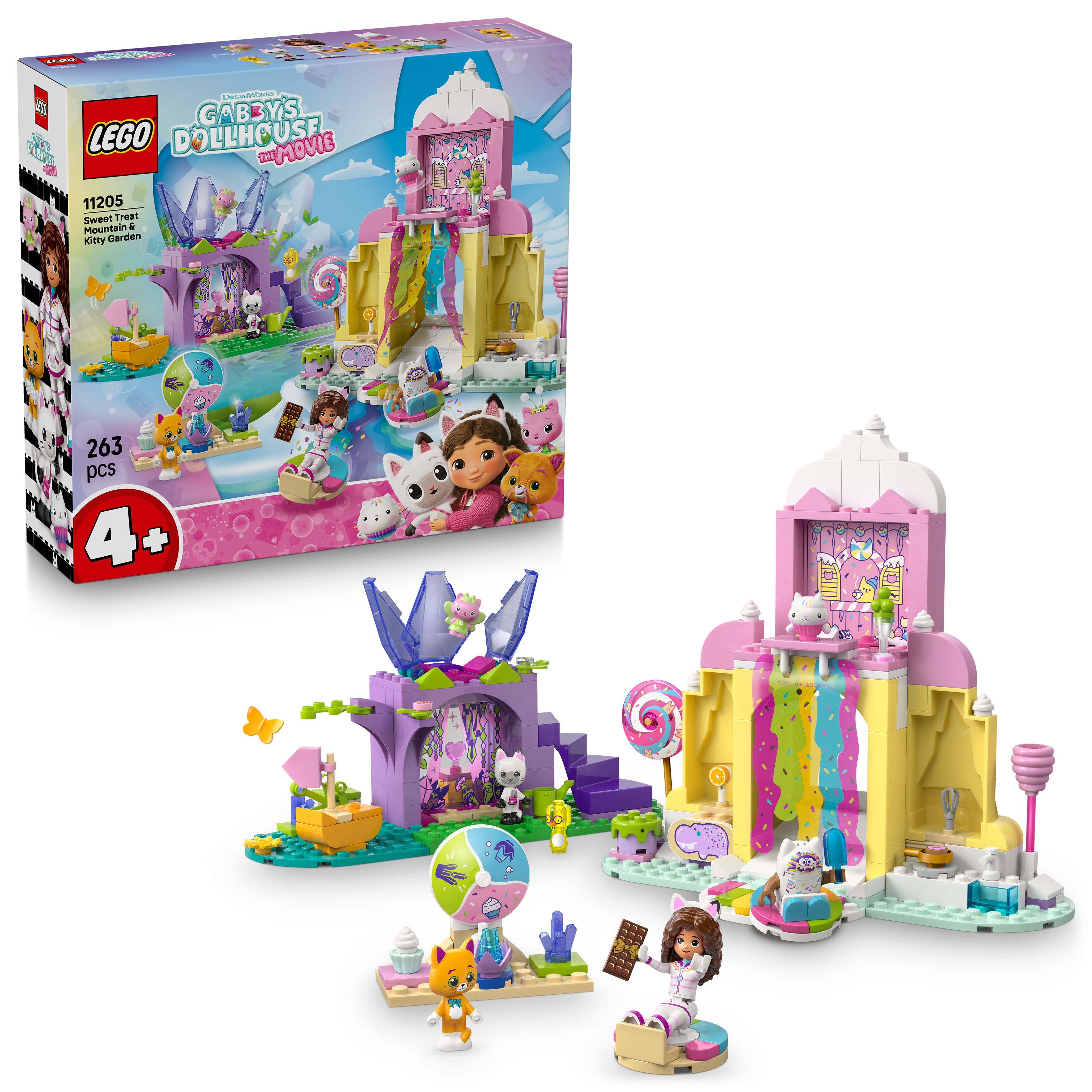 Lego Gabby’s Dollhouse Sweet Treat Mountain & Kitty Garden 11205