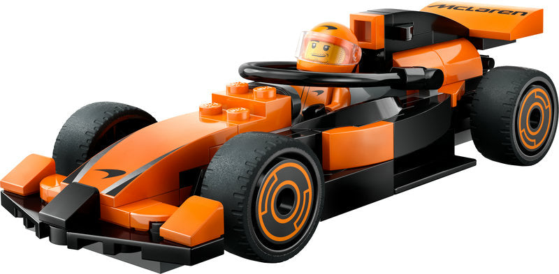 Lego® City F1® Driver With Mclaren Race Car Mini Vehicle Toy Playset 60442