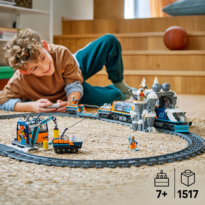 Lego® City Explorers’ Arctic Polar Express Train Toy Vehicle Set 60470