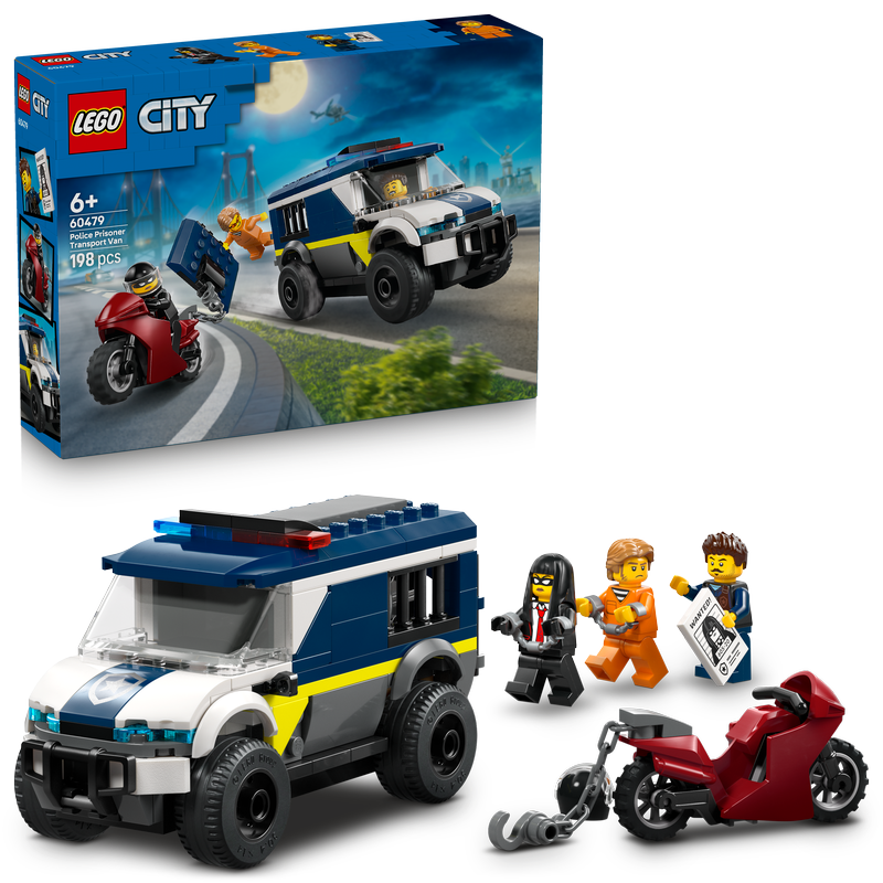 Lego® City Police Prisoner Transport Van Building Toy 60479