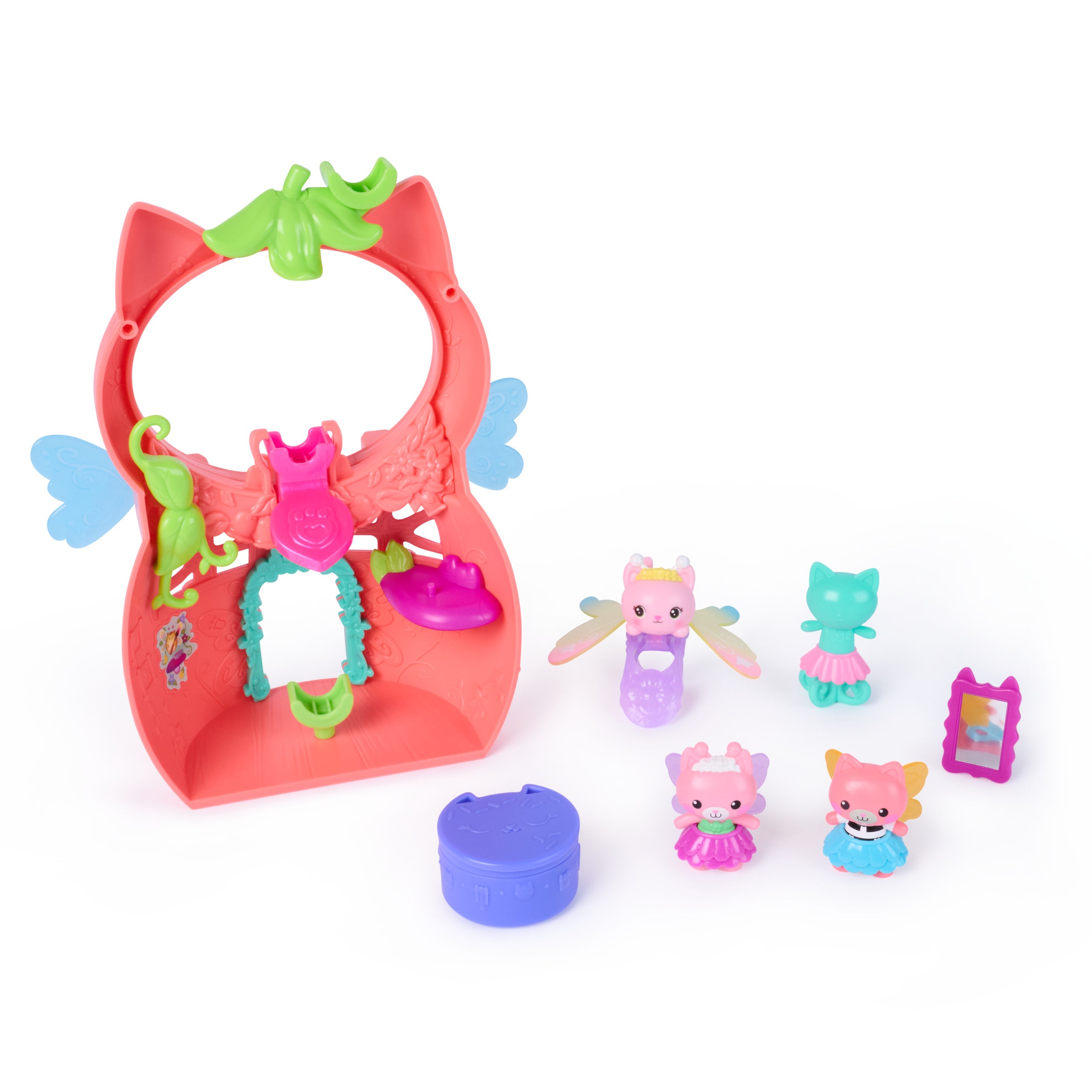 Gabby's Dollhouse Fairylandia Kitty Fairy’s Flutter-Riffic Playset With 12 Pieces And Exclusive Flutter-Riffic Ring