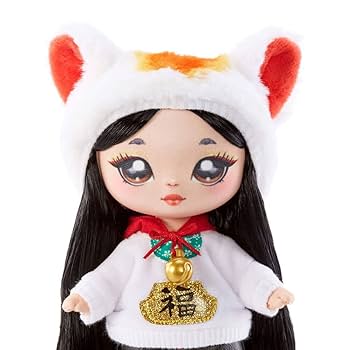 Na! Na! Na! Surprise 2-In-1 Fashion Doll And Purse Glam Series 2- Luna Luck (Lucky Cat)