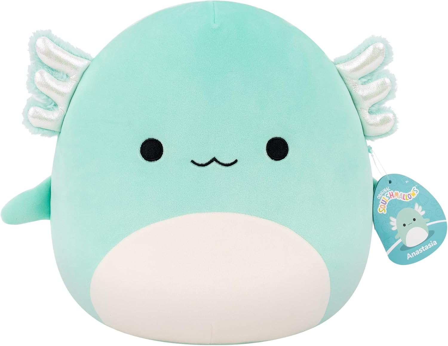Squishmallows Original 12-Inch Anastasia The Teal Axolotl