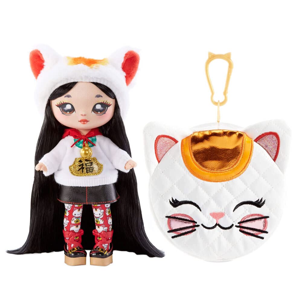 Na! Na! Na! Surprise 2-In-1 Fashion Doll And Purse Glam Series 2- Luna Luck (Lucky Cat)