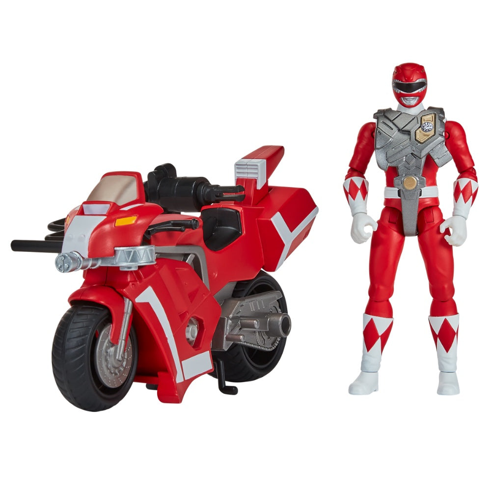 Mighty Morphin Power Rangers Tyrannosaurus Battle Bike With Red Ranger