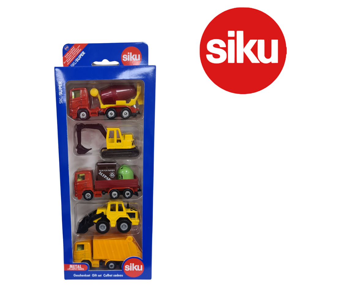 Siku 5 Pack Construction  Gift Set