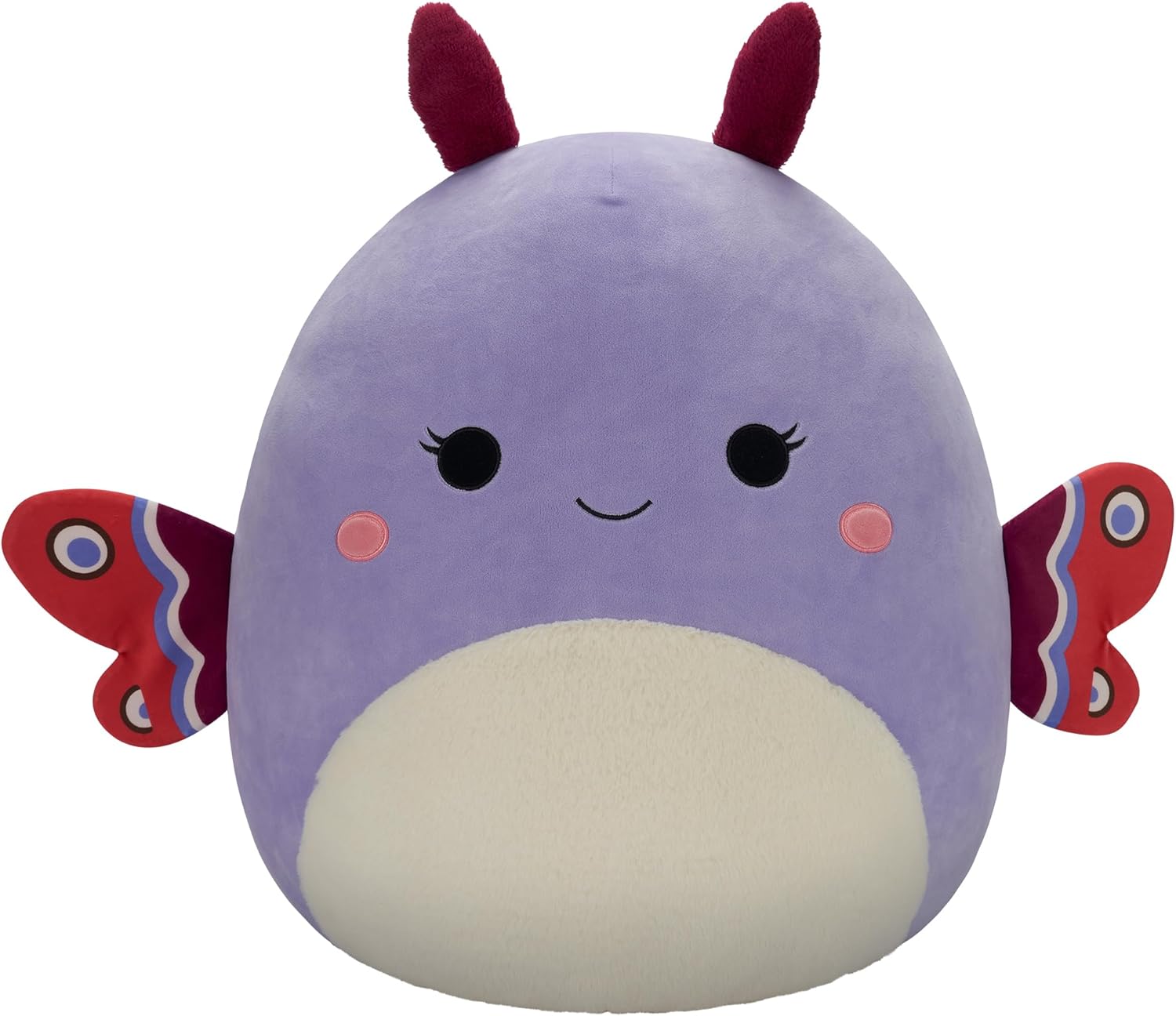 Original Squishmallows 50Cm Sandrine The Lavender Moth Soft Toy