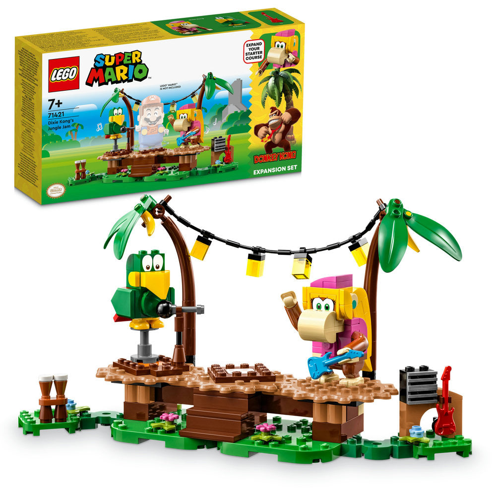 Lego® Super Mario™ Dixie Kong’s Jungle Jam Expansion Set 71421 Building Toy Set (174 Pieces)