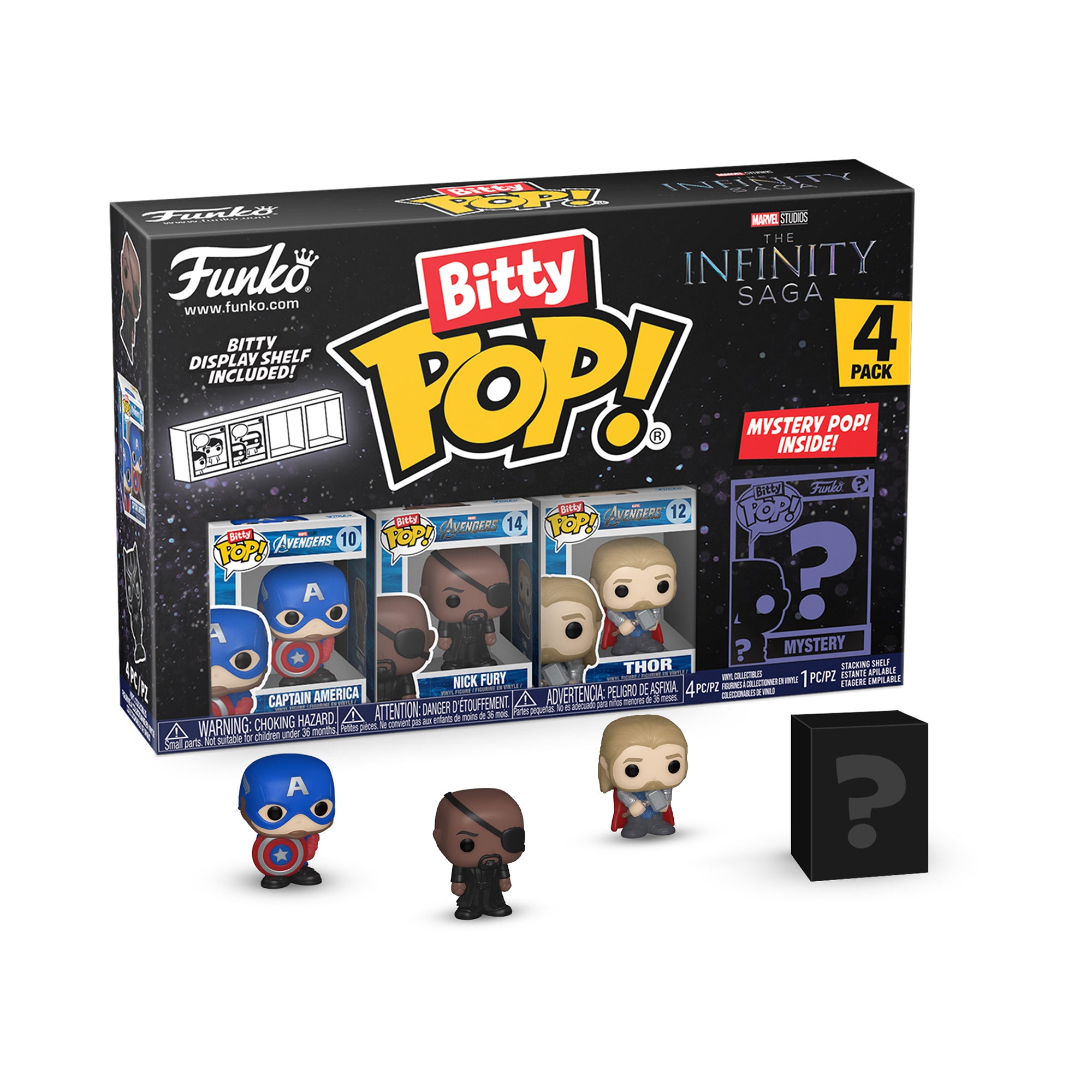 Funko Bitty Pop! 4-Pack: The Avengers Classics Display Assortment