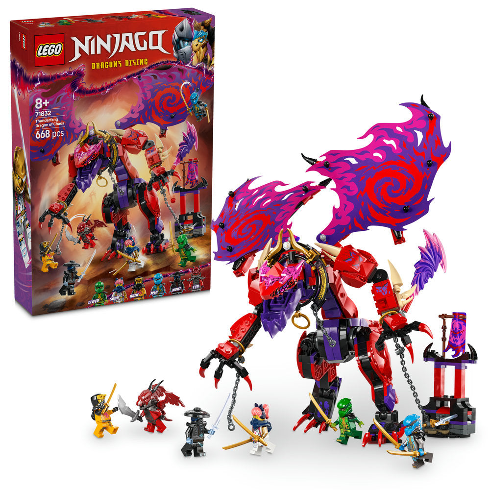 Lego Ninjago Thunderfang Dragon Of Chaos Set 71832