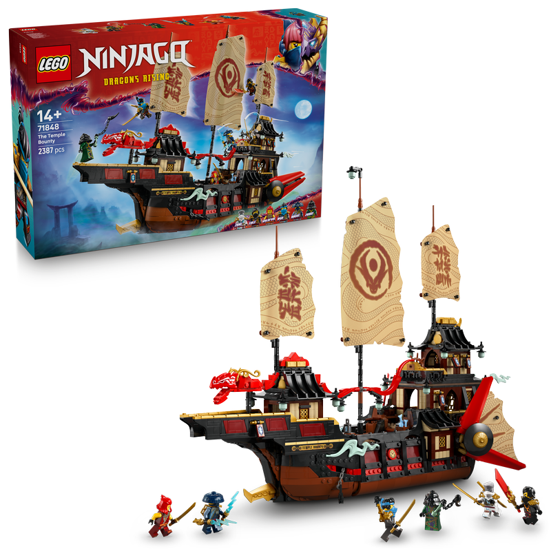 Lego® Ninjago® The Temple Bounty Ship Toy Building Kit 71848