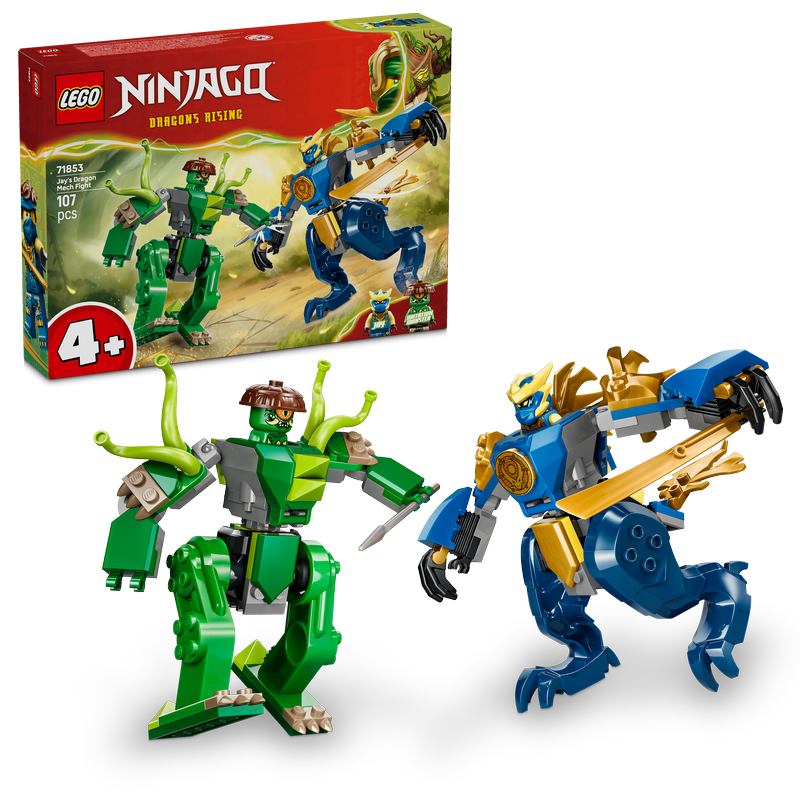 Lego Ninjago Jay’s Dragon Mech Fight Ninja Toy 71853